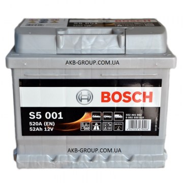Bosch S5 001 52Аh R+520A